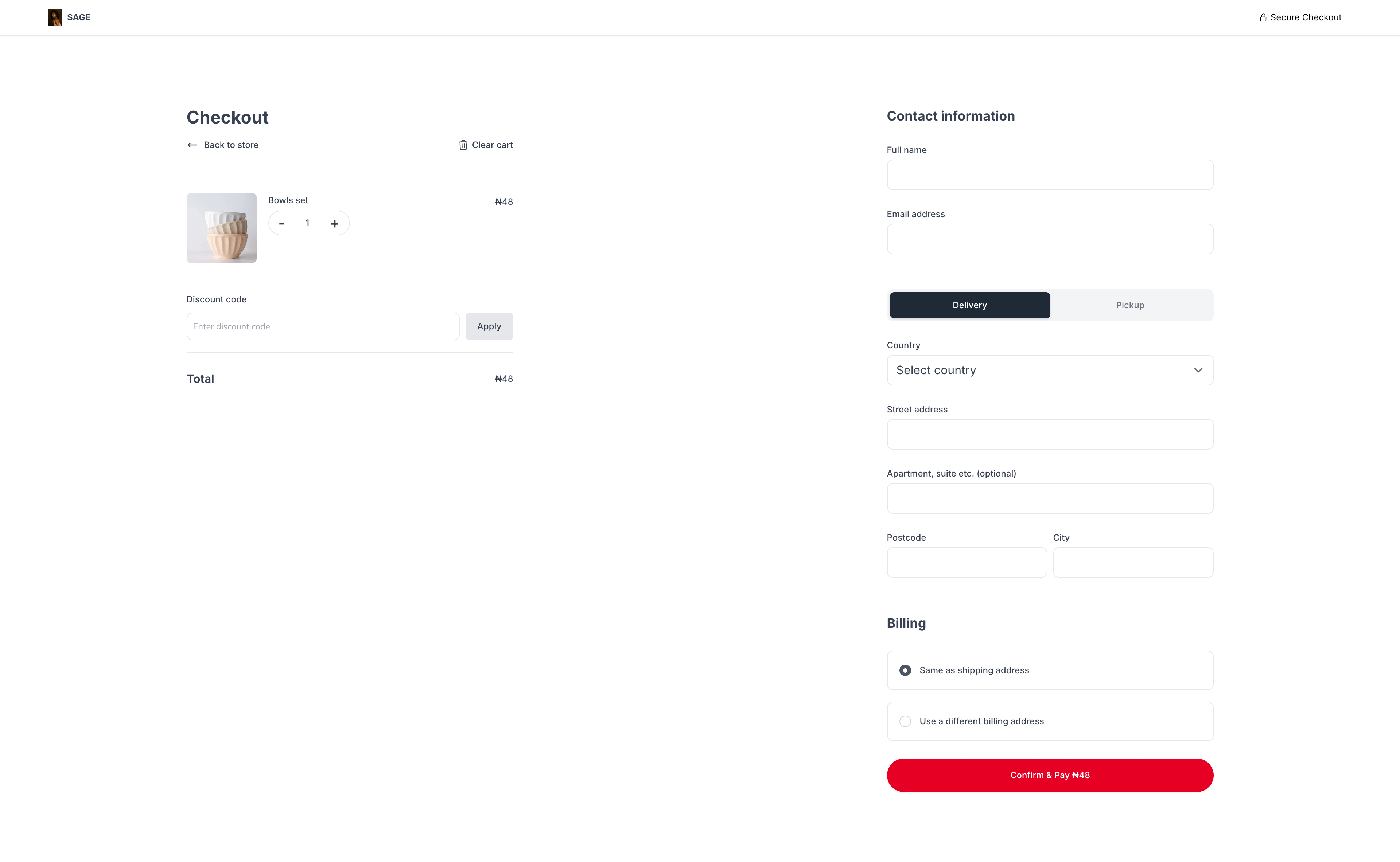 Vendroad dashboard interface